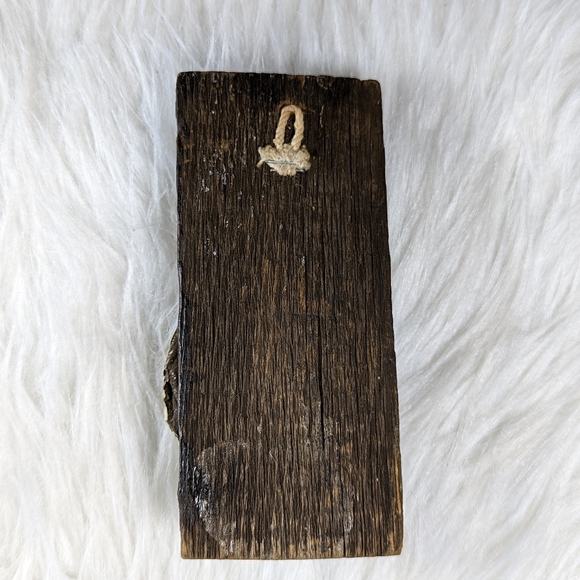 Vintage Retro 70s Large Eyes Owl Wood Wall Plaque MCM Reno Dice Harrahs? - Picture 2 of 7